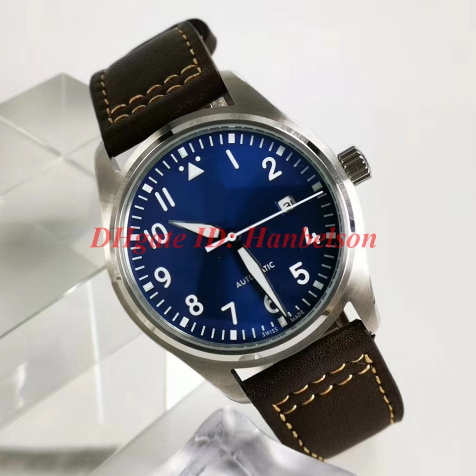 

NEW IW327004 Luxusuhr watches orologio di lusso pilot little Prince mens automatic watch Leather strap Blue dial relojes de lujo para hombre