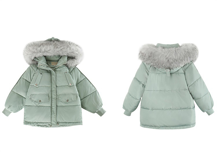 2021 2019 Kvinnor Vinter Kort Jacka Mujer Hooded Parkas Vinterrock 