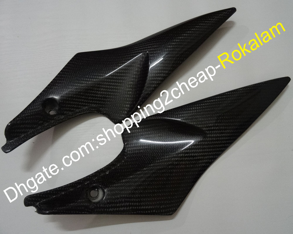 2 x couvercles latéraux de réservoir en fibre de carbone panneaux carénage pour Suzuki GSXR600 GSXR750 GSXR GSX-R 600 750 2006 2007 K6 panneau de