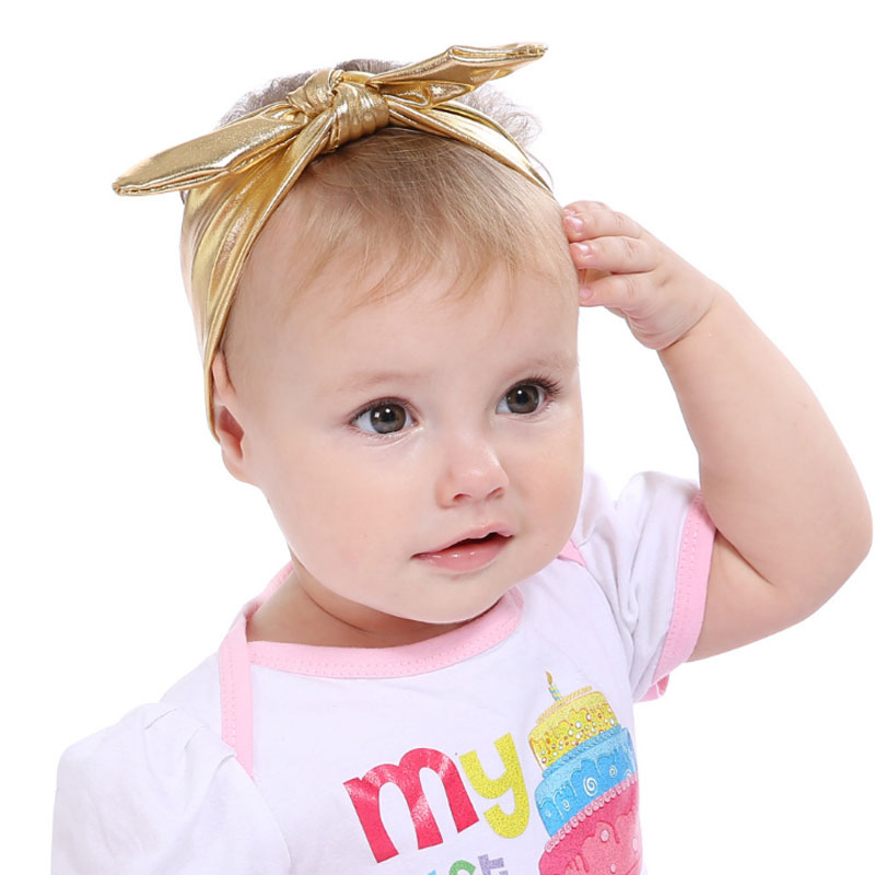 

Baby Girls rabbit ear hair band Elastic Bow Headbands Headwear for Newborn Infant Toddler Hair Accessories, Mixed