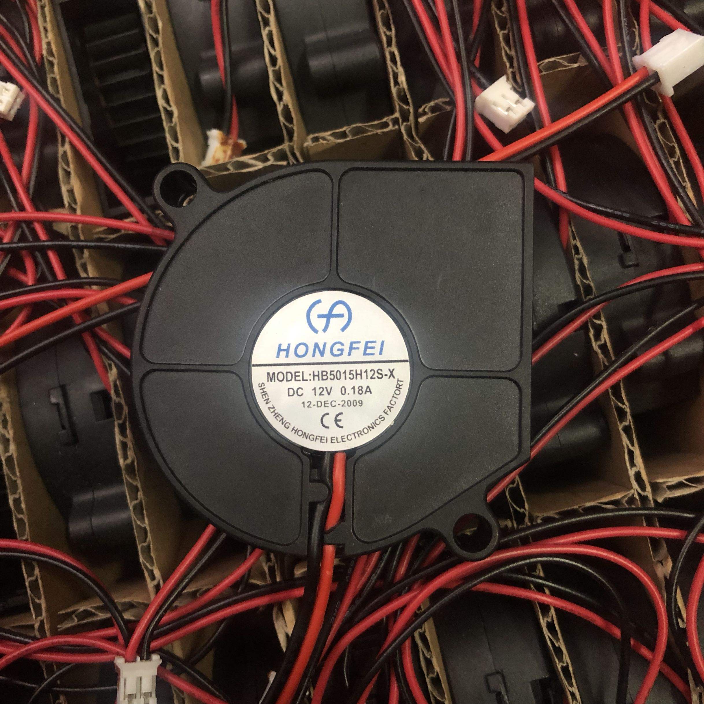 

For HB5015H12S-X DC 12V 0.18A 50x50x15mm 2-Wire Server Blower Fan