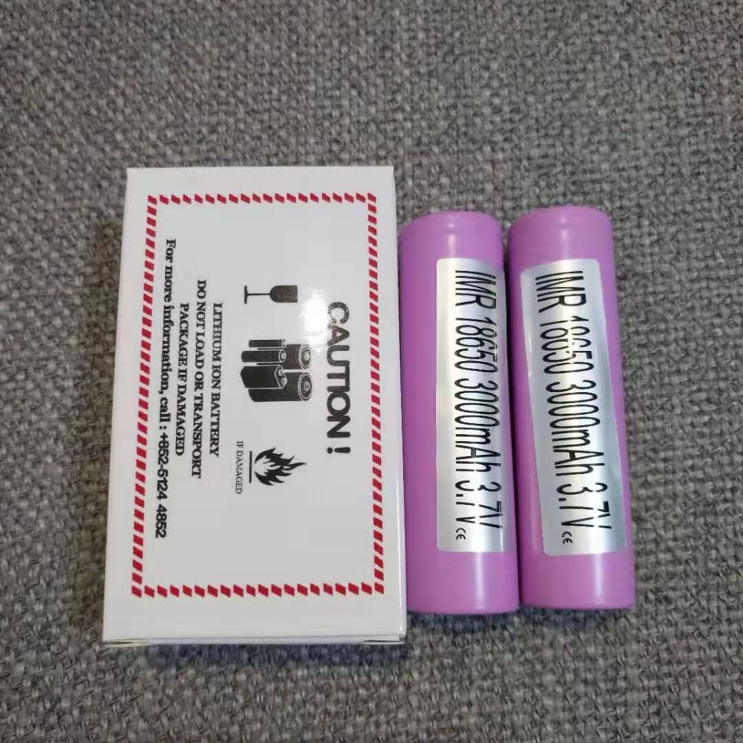 

Authentic 30Q INR18650 Battery 3000mAh 3.7V Rechargeable Lithium 18650 Battery for Samsung Original Vape Box Mod High Drain Battery