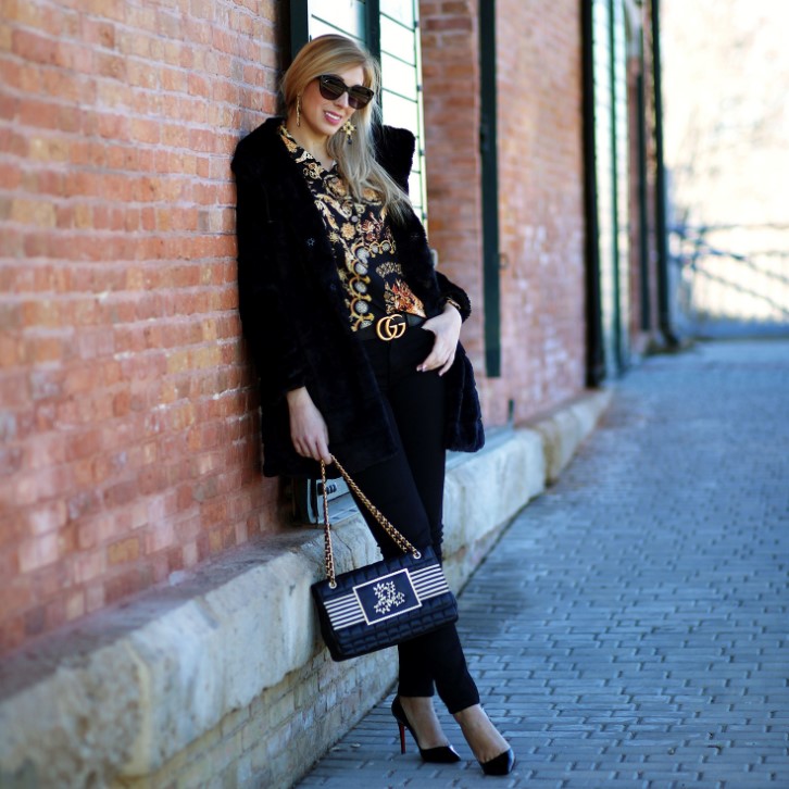 

Intellectual beauty fashion elegant solid color loose Plush long sleeve Hooded Coat imitation fur women' autumn and winter warm, Black