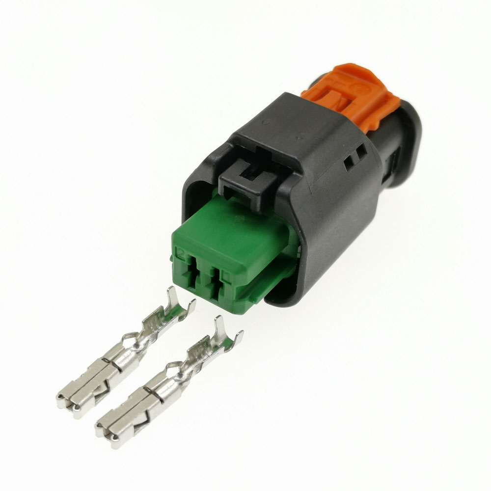 

2 Pin 1801175 Engine fan water temperature sensor plug, thermostat connector for BMW MINI