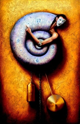 

VLADIMIR KUSH SPIRAL OF TIME Home Decor Handpainted &HD Print Oil Painting On Canvas Wall Art Canvas Pictures 19