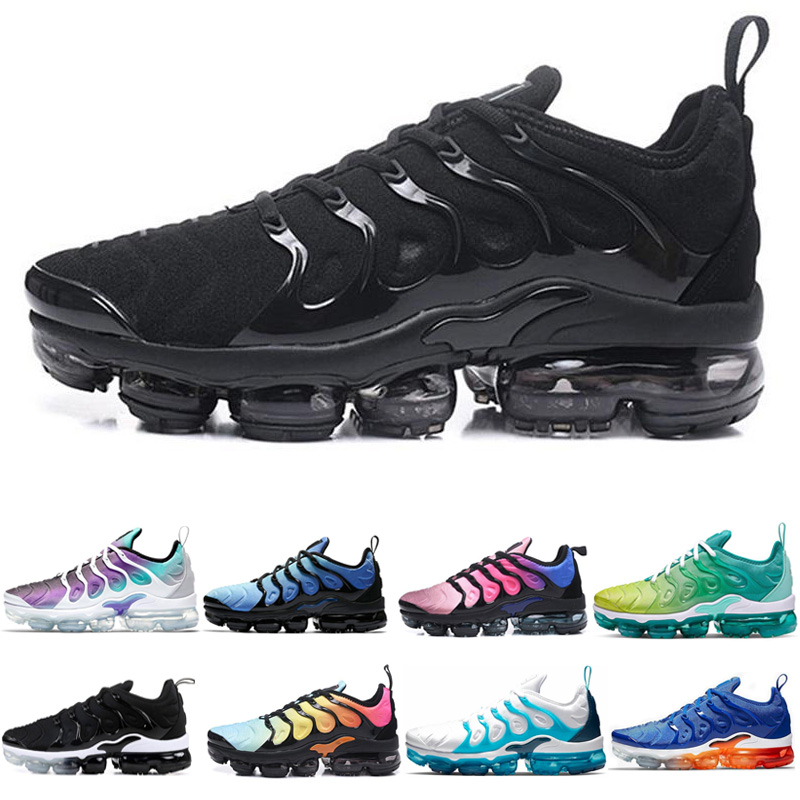 TN Plus Racer Bleu Université Rouge Femmes Hommes Running Chaussures De Sport Esprit Sarcelle Géométrique Actif Arc-En-Ciel Hommes Baskets