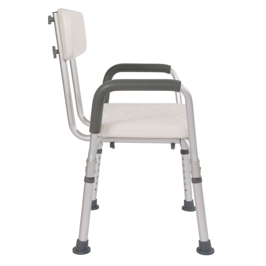 2020 Height Adjustable Elderly Bath Chair Aluminum Alloy Bathroom Stool