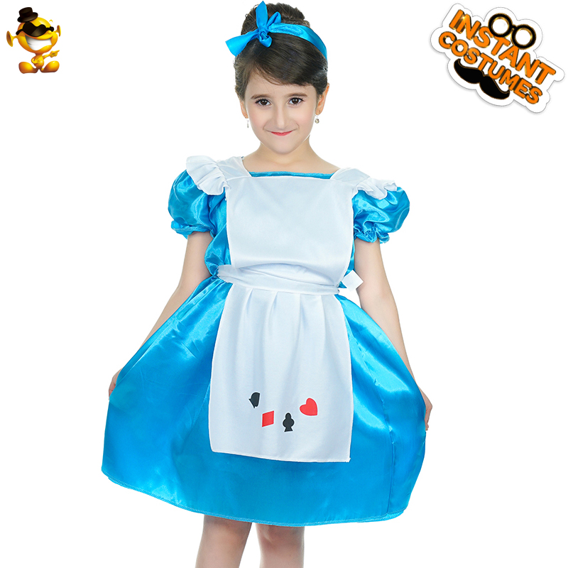 Alice in Wonderland Toddler Baby Girl Princess Dress Kids Holiday Outwear 2-6T