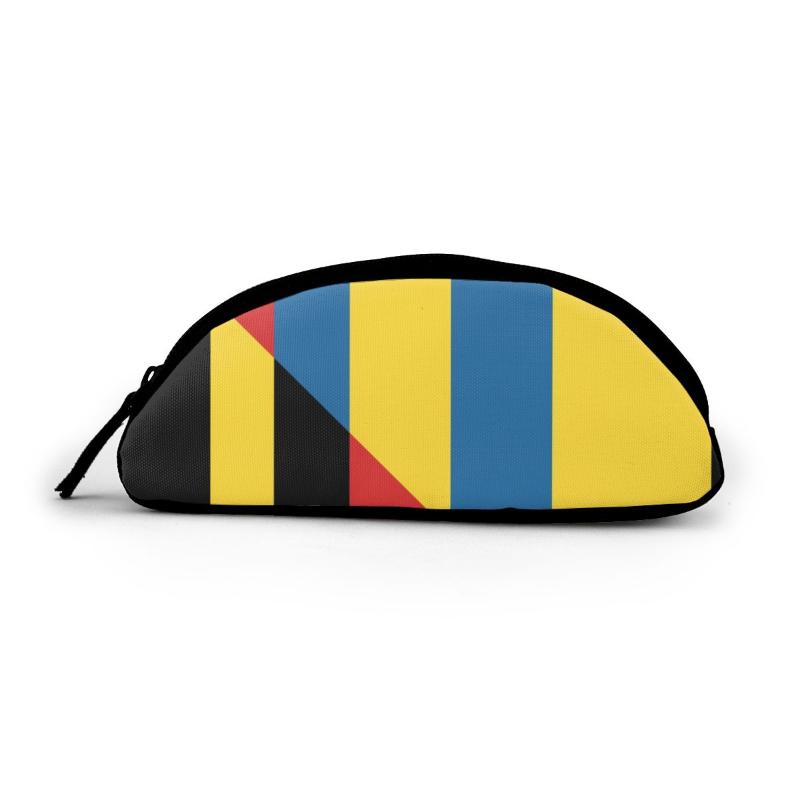 

NOISYDESIGNS Colorful Pencil Case School Simple Striped Geometric Color Cute Kawaii Pencil Bag Pouch Office Students Supplies, Customized