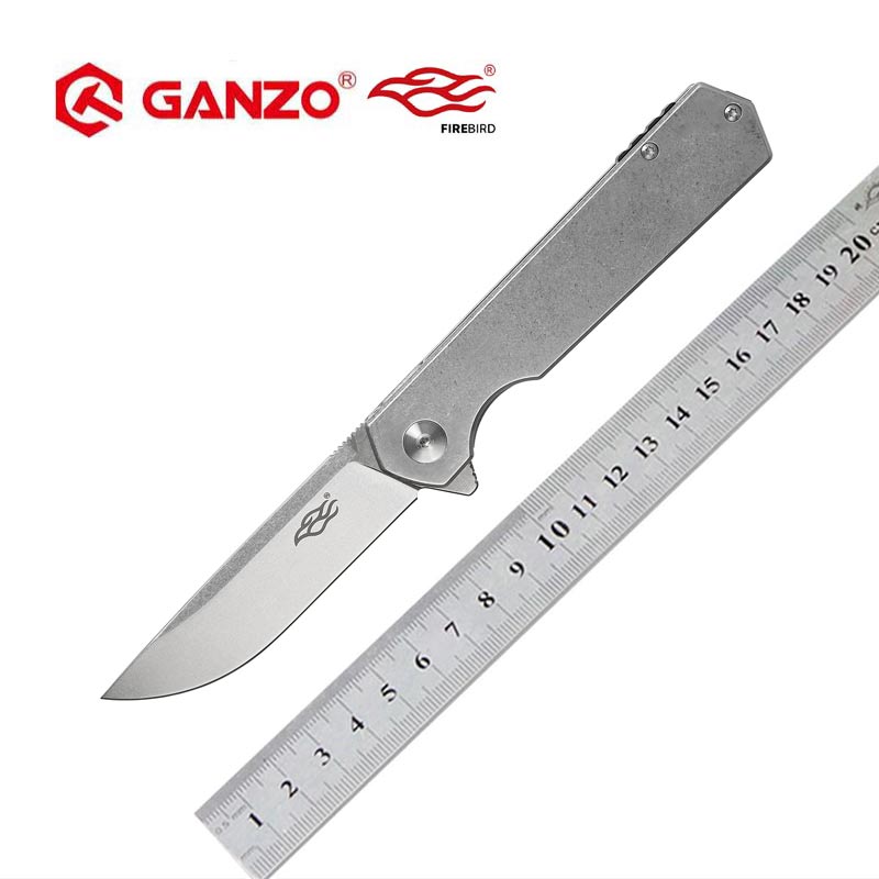 

Firebird Ganzo FH12 +-60HRC D2 blade Stainless steel Handle Folding knife Survival Camping Pocket Knife tactical edc outdoor tool