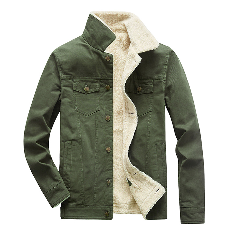 

2020 New Drop Shipping Men Autumn Winter Jackets and Coats Fleece Tactical Warm Outwear Overcoat, Max074 black