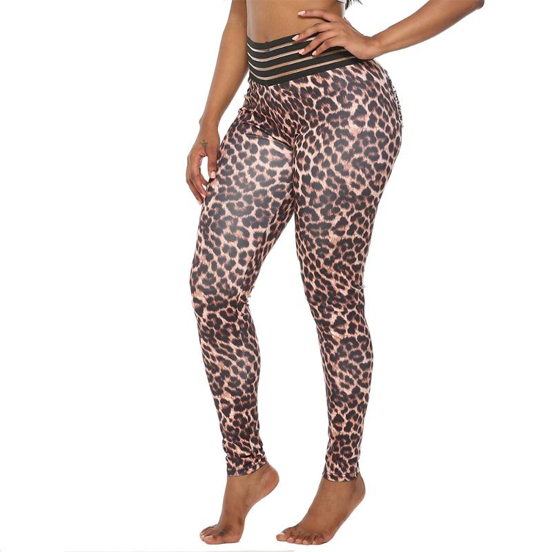 

Leopard print Leggings Women Fitness Running Yoga Pant High Waist Tummy Control Push Up Fitness Leggings Sport Gym Wear