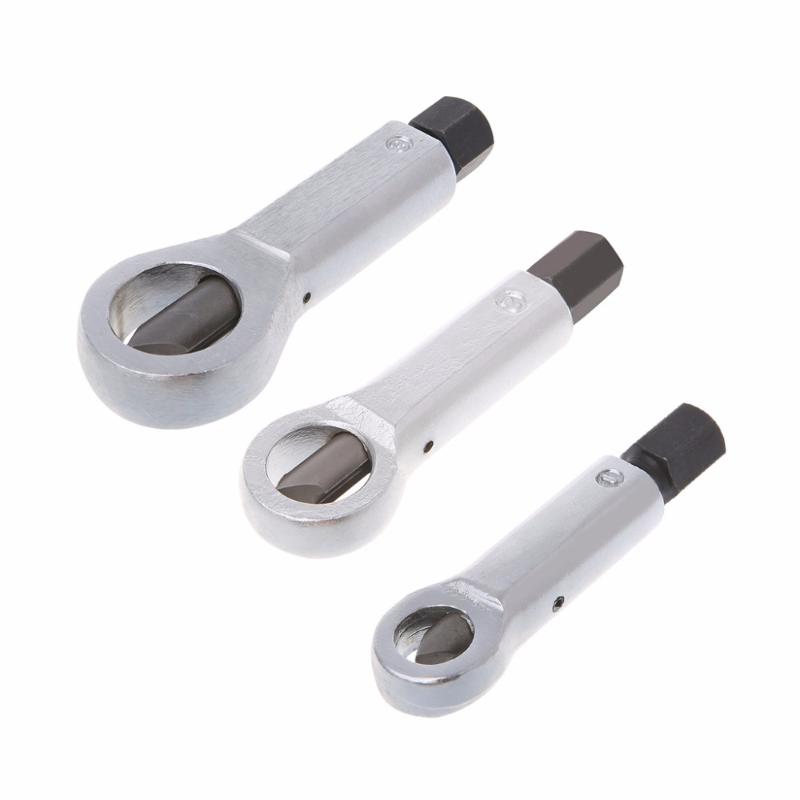 

Nut Splitter Breaker 9-12mm/12-16mm/16-22mm Nut Remover Extractor Tools