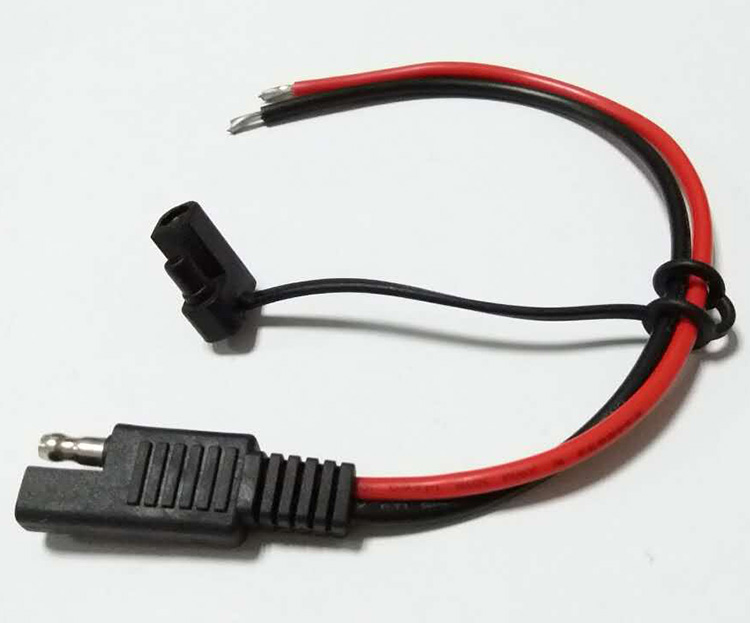 2 piezas Sae Power Automotive o panel solar cargador de bater/ía cable de extensi/ón 30 cm 2 clavijas Sae Quick Connect para desconectar