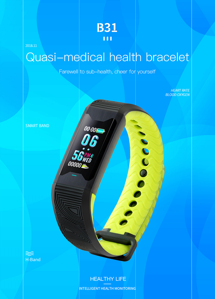Compra Análisis Del Tipo Inteligente Banda SKMEI Rastreador De Ejercicios  Pulsera De La Manera De Bluetooth SmartBand Del Corazón De Los Hombres De  Las Señoras De La Banda B31 Barato | Entrega