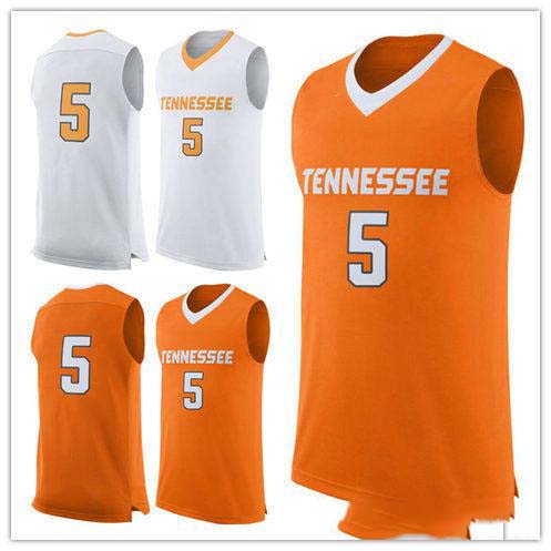 

custom XXS- made #5 Tennessee Volunteers man women youth basketball jerseys size S-5XL any name number, As picture show