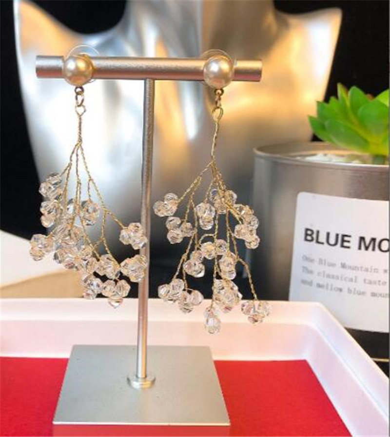 

jewelry earrings Geometric acrylic material hoop earrings for women banquet party jewelry earrings Free Shipping