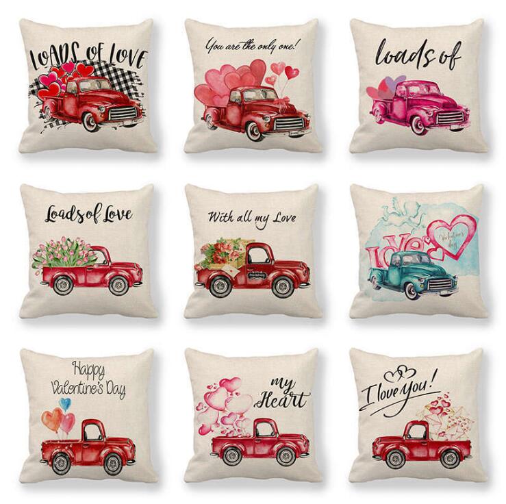

Valentines Pillow Case Love Happy Valentines Day Gift Romantic Wedding Party Decoration Happy Birthday Gifts Sweet Decor, Multi-color
