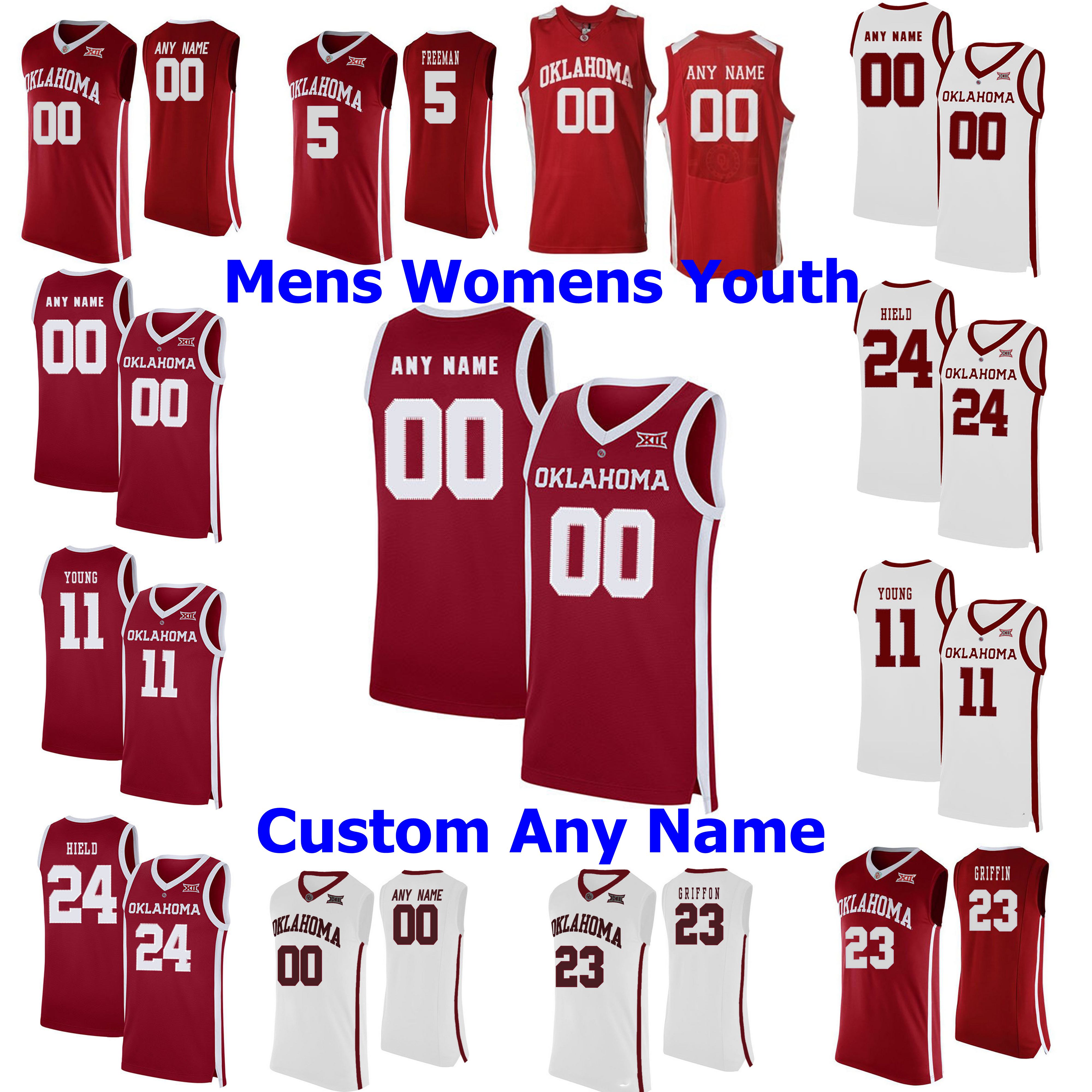 

Oklahoma Sooners College Basketball Jerseys 24 Jamal Bieniemy Jersey 32 Read Streller 23 Blake Griffin Kur Kuath Keller Casey Custom Sttched, Youth red stripe