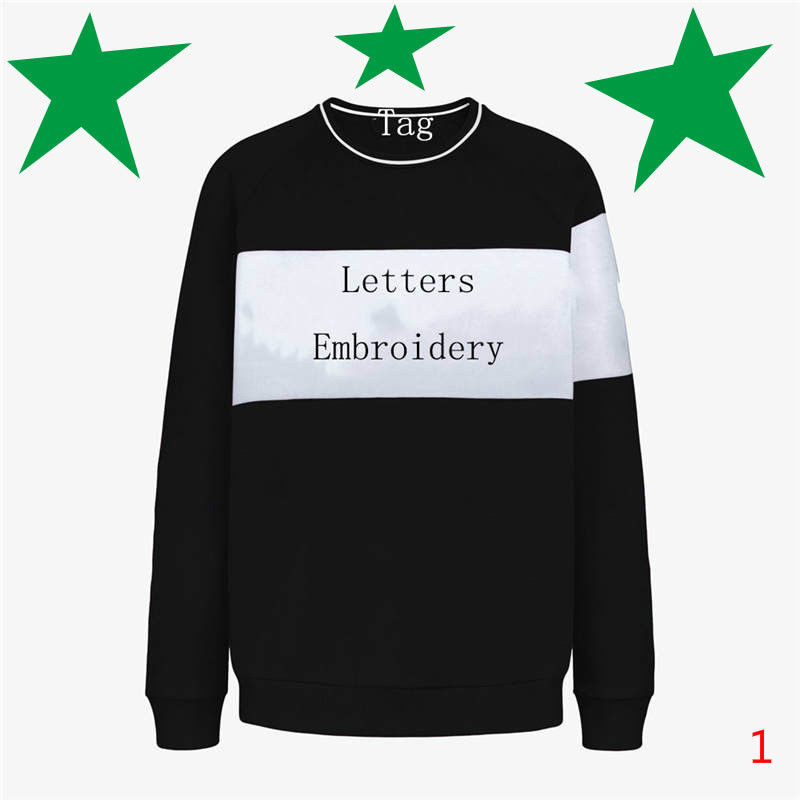 

20s Fashion Hoodies Men Pullover Hoodie Long Sleeve Casual Sweatshirt Letter Embroidery Autumn Winter Mens Clothing5, Black