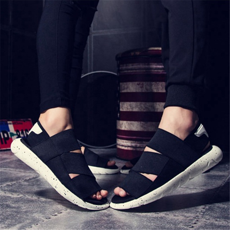 

Sandals and slippers men 2020 new summer beach shoes students casual non-slip sandals men and women shoes, 02