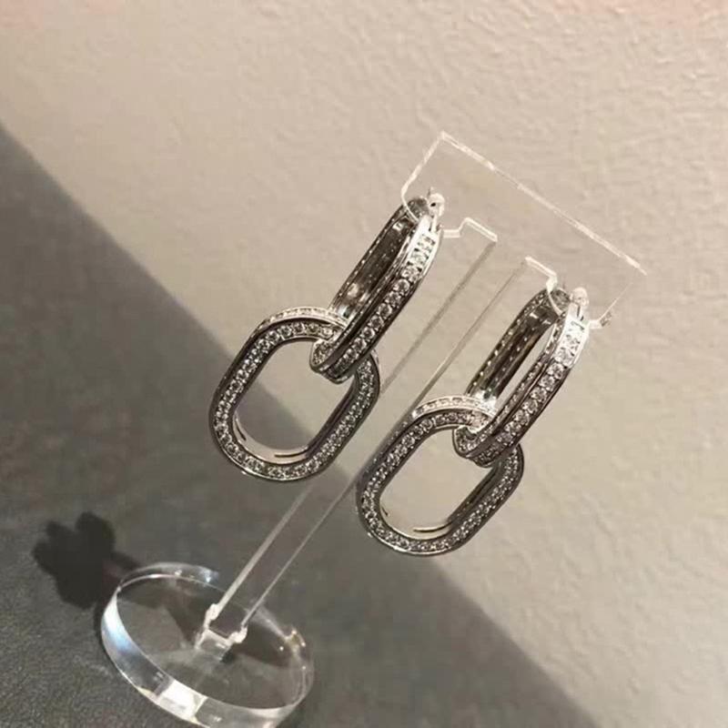 

Top Quality Full Crystal Fashion Jewelry For Women Long Drop CZ Earrings Luxury Earrings Fine Costume Jewelry Friendship Gift