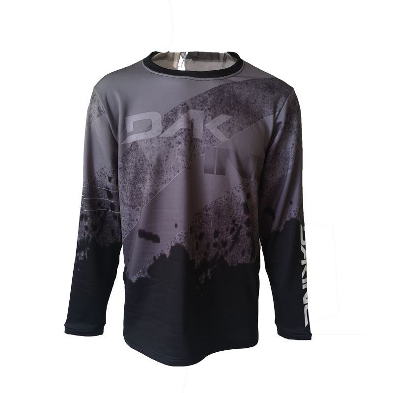 

Gray Blue Color Mtb Jersey Anti-sweat Cycling Jersey Long Sleeve Road Bike Long Sleev