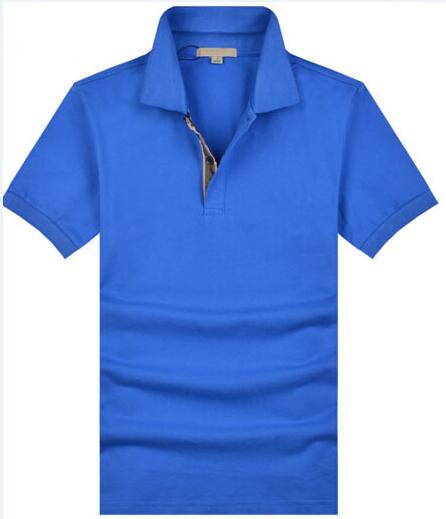 

Classic Men European Summer Cotton Polo Shirts England Designer Casual Sport T-Shirt London Brit Style Short Sleeve Polos Blue Red Purple, White;black