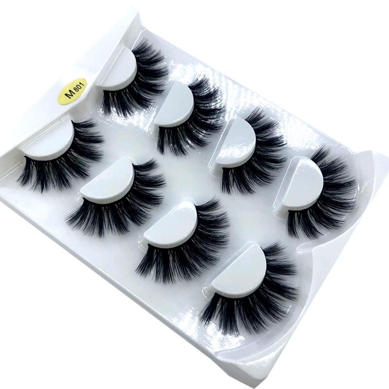 25 Mm 3d Mink Lashes Bulk Faux With Custom Box Wispy Natural Mink