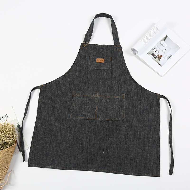 

Sleeveless Aprons Adjusts Women's Kitchen Bibs Chef Waiter Apron Cafe Shop Waterproof Apron For Cooking Baking Restaurant