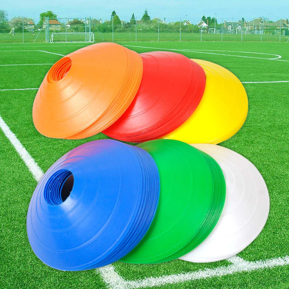 

Outdoor Sport Football Soccer Rugby Speed Training Disc Cone Cross Track Space Marker Inline Skating Cross Speed Training, White