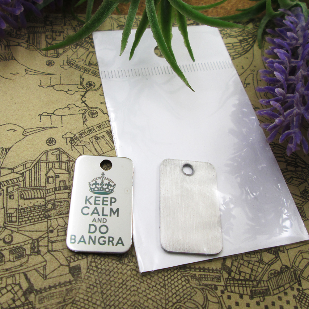 

40pcs--"keep calm and do bangra"stainless steel charms more style for choosing DIY Charms pendants for necklace