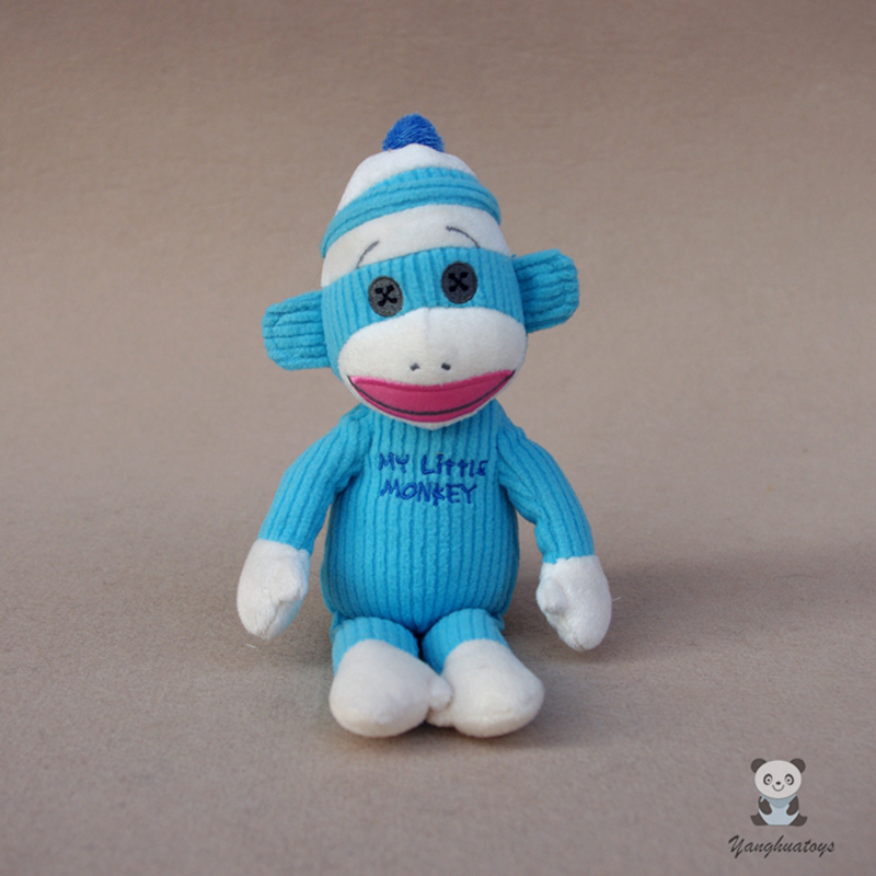 blue monkey stuffed animal