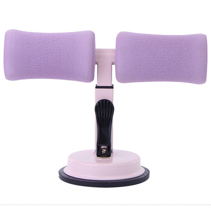 

Hot AD-Dormitory Supine Sit-Up Assistant Household Fitness Equipment Sucker Type Multi-Functional Abdominal Fitness Device For L, Pink