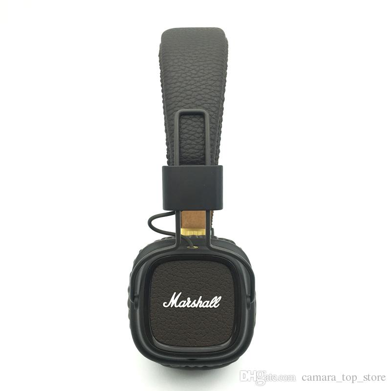 

Marshall Major II Bluetooth Wireless Headphones With Foldable Headband Professional Over-ear Headphone Retail Box Free shipping