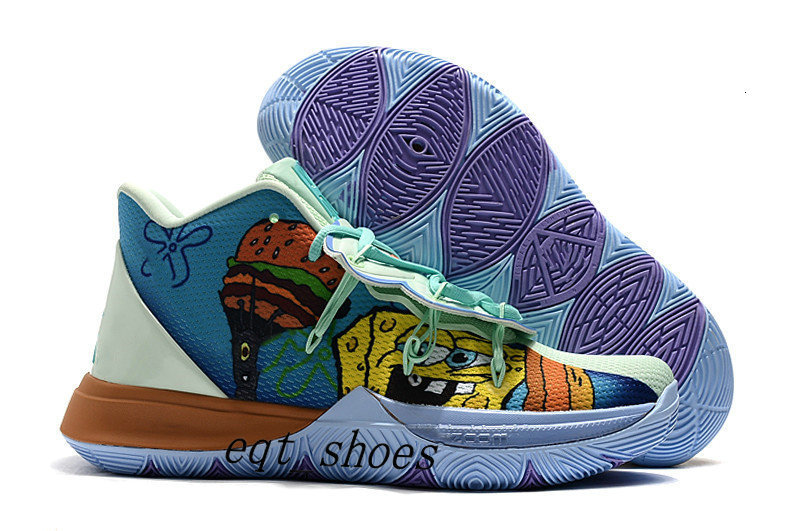 Zapatos Bob Esponja X Kyrie Irving 5 de baloncesto del Mens 2020 de alta  calidad 5s Atlética Don Cangrejo Patrick Calamardo arena Estrella hombres  zapatillas de deporte Deportes