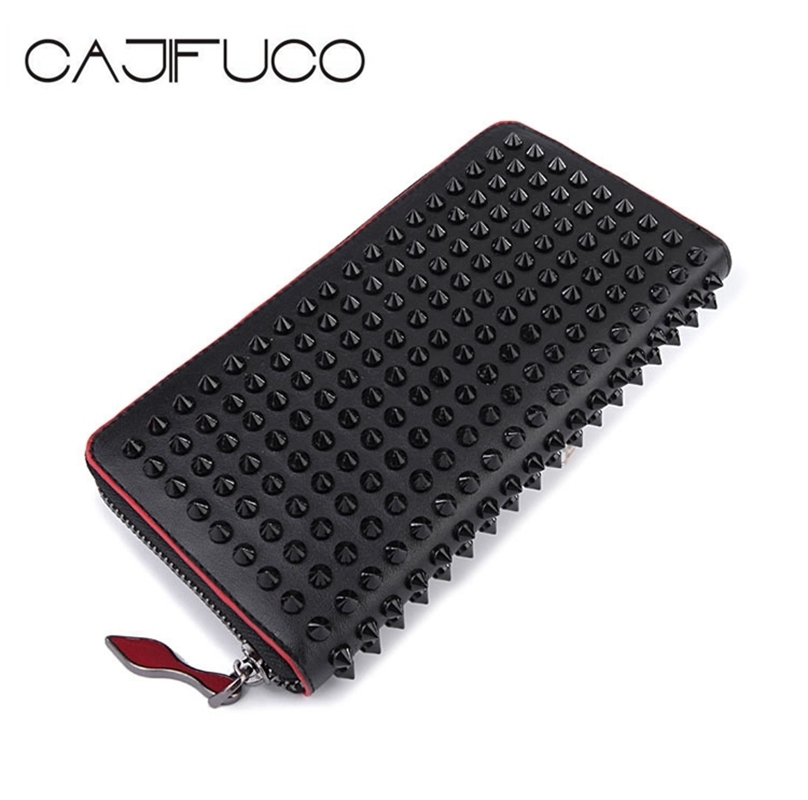 

Cajifuco Japan Korean Style Women Wallet Money Clip Luxury Genuine Leather Wallet Clutch Male Female Long Wallet Coin Holder Y19052302, Black wallet