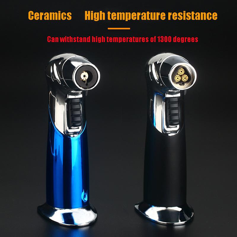 

Torch Lighter Outdoor Barbecue Torch Cigar Lighters Gold Welding Single / Double / Three Flame Lighter Smoking Accessories Nice