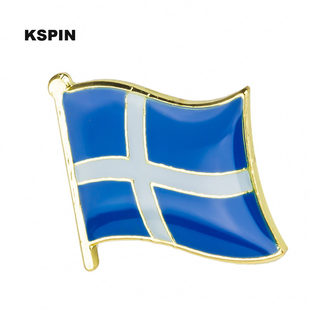 

SHETLANDÂ Flag Lapel Pin Flag Badge Lapel Pins Badges Brooch XY0427