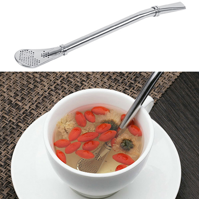

Stainless Steel Drinking Straw Filter Handmade Yerba Mate Bombilla Gourd Washable Practical Tools Bar Accessories