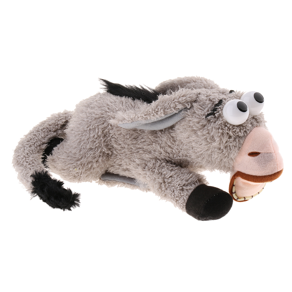 2021 Kids Electric Donkey Stuffed Toys Inductive Hand Laughter Roll