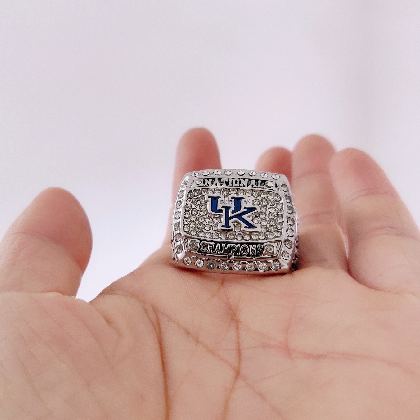 

2012 KENTUCKY WILDCATS BASKETBALL NATIONAL CHAMPIONSHIP RING Christmas Fan Men Gift wholesale