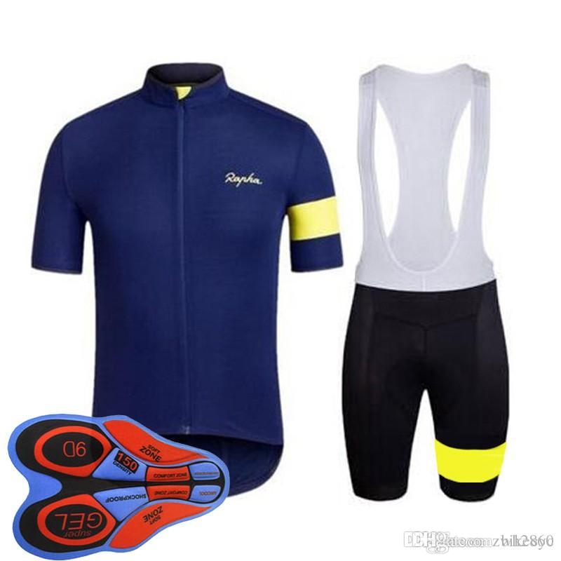 

RAPHA Cycling Short Sleeves jersey (bib) shorts sets breathable and quick dry bike team jerseys race wearing top quality top sale Y082301, 6@
