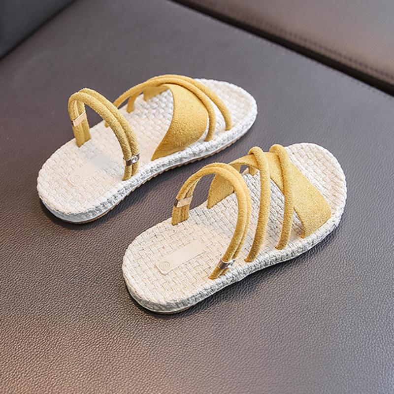 

TELOTUNY sandals Toddler Infant Kids Baby Girls Summer Open Toe Roman flat Sandals Non-slip Beach Shoes children girls, Pink