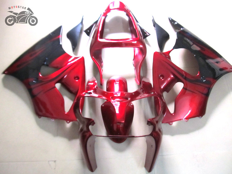 

Injection fairings kit for Kawasaki Ninja 2000 2001 2002 ZX6R 00 01 02 ZX636 ZX 6R motorcycle road sport fairing parrts, Same as the pictrue