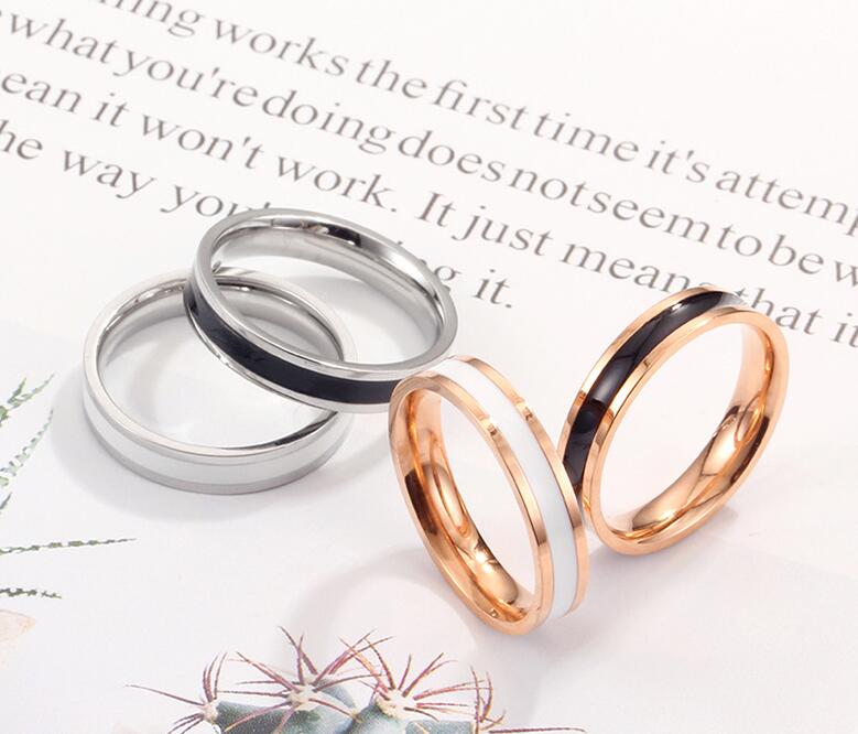 Fashion Titanium Steel Ring Rose Gold Love Rings Silver Lover Ring Designer Engagement Men Casual Jewelry Simple Ring Birthday Gift Promise Rings Rings From Junglegirl 1 09 Dhgate Com