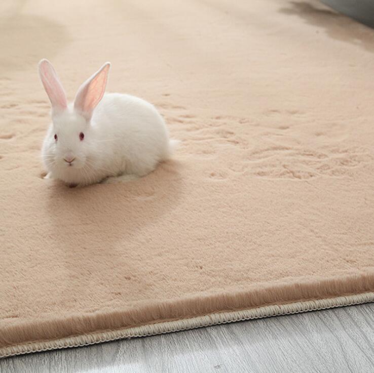 

Thicken Non-slip Carpet Fluffy Rugs Rabbit-like Shaggy Area Rug Dining Room Home Bedroom Carpet Living Room Carpets Floor Home Textiles