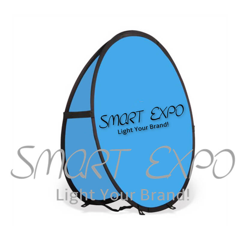 

Portable Pop Up Display A Frame Banner Durable Outdoor Standing Banner with Custom Printed Banner Portable Carry Bag (Dia124cm)