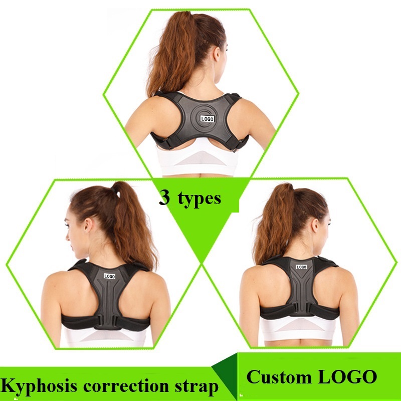

3 types New Spine Posture Corrector Protection Back Shoulder Posture Corrector Correction Band Humpback Back Pain Relief Brace, Type 1