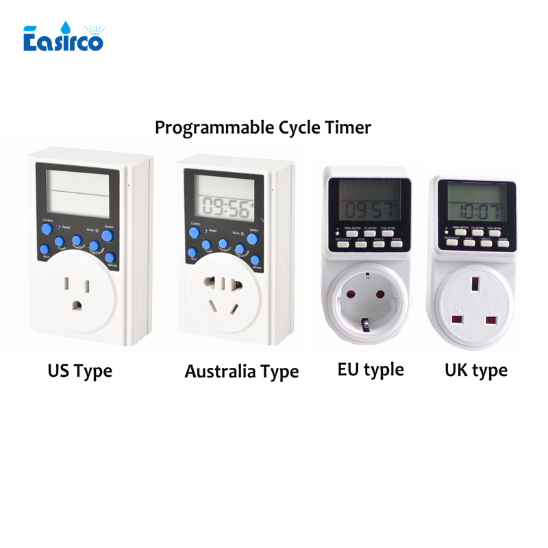 

Programmable Cycle timer. Interval timer. Ideal for Mist cooling system, Uk plug 220v